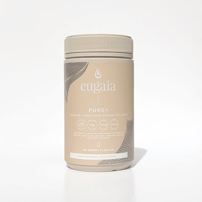 Eugaia Pure+ Premium Hydrolysed Marine Collagen | No Added Flavour | 310g | 31 Serves - Eugaia